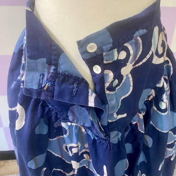 Vintage 80s Maxi Skirt 100% COTTON WITH POCKETS - Picture 10 of 13